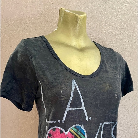 JUNK FOOD Sublimation L.A. LOVES ME Tee Shirt Size Medium - Picture 8 of 9